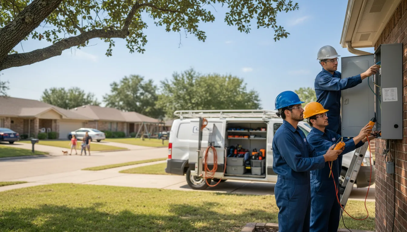 Certified electrician providing emergency electrical services in Dundas, IL